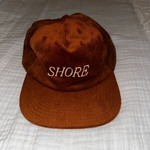 Burnt orange Corduroy Cap w FleetFoxes Logo